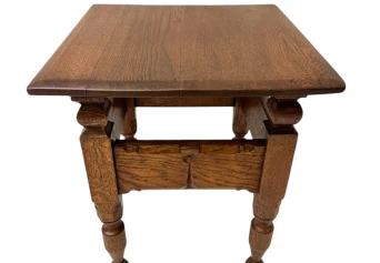 Aesthetic Movement Side Table by C. Fischer Amsterdam, 1900s.